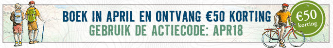 Boek in april en ontvang €50 korting. Gebruik de actiecode APR18. Boek in april en ontvang €50 korting. Gebruik de actiecode APR18.